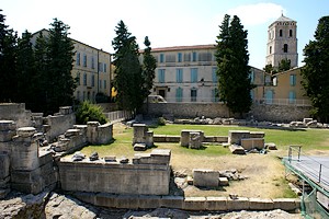 Quartier près des fouilles du Théâtre Antique