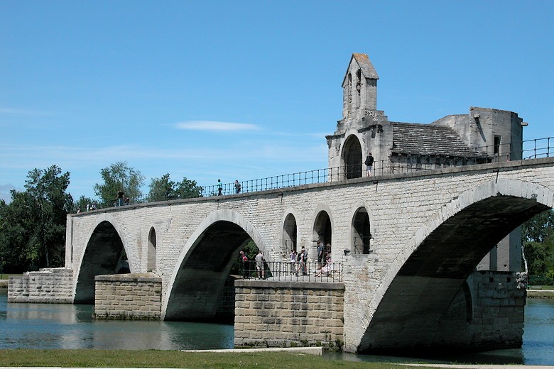 Avignon (Vaucluse) - Pont Saint-Bénezet (le Pont d'Avignon)