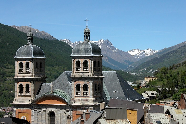 Briançon (Hautes-Alpes) - Clocher de la Collégiale Notre-Dame