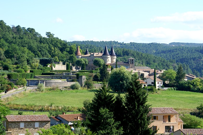 Chambonas (Ardèche) - Zoom sur le château