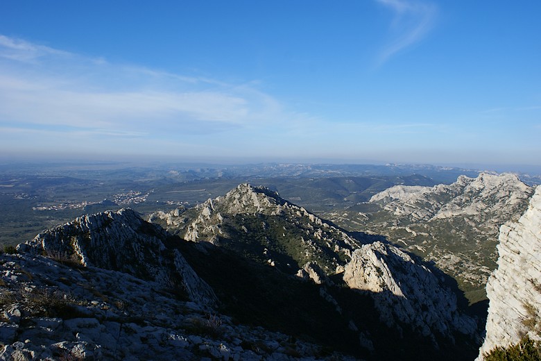 Vue des Alpilles direction ouest