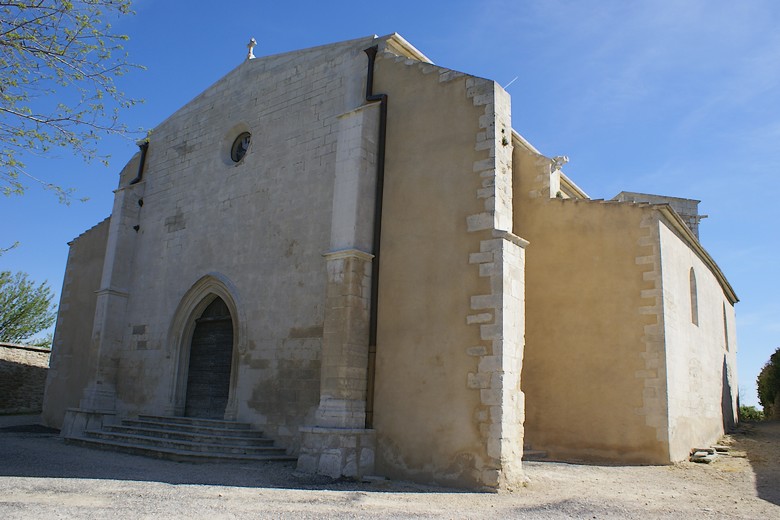 Ménerbes (Vaucluse) - Entrée de l'église