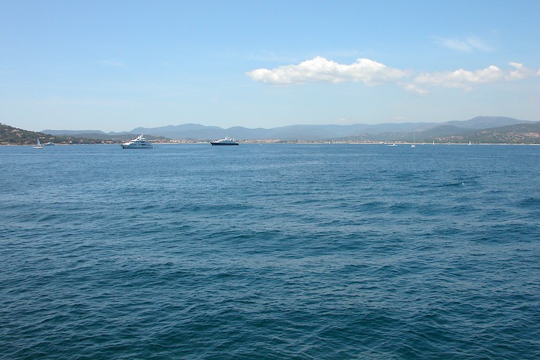Golfe de Saint-Tropez en direction de Port Grimaud