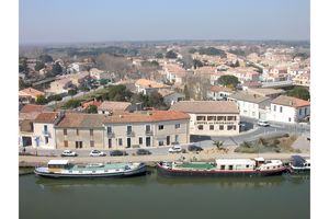 Partie du chenal maritime vu du sommet de la Tour de Constance