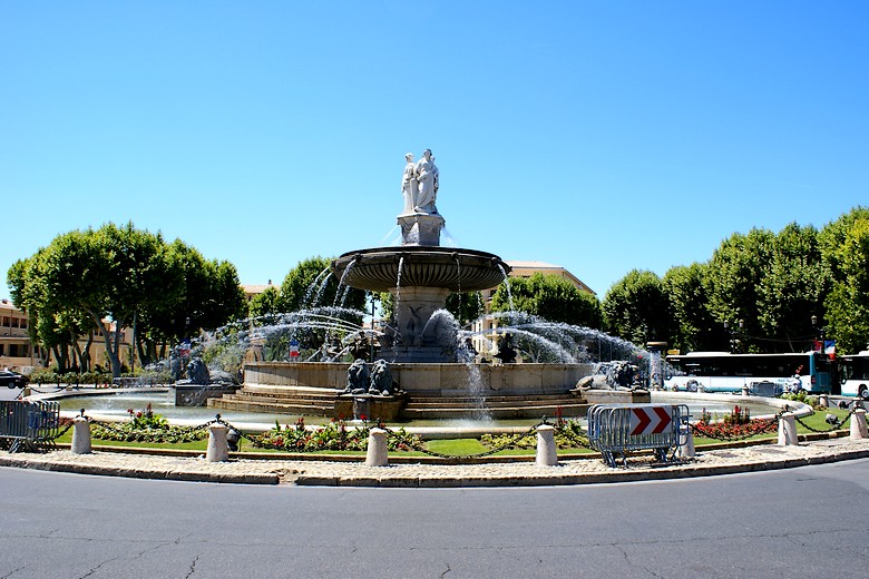 Aix-en-Provence (Bouches-du-Rhône) - Fontaine de la Rotonde