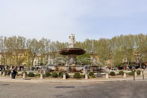 Vue d'ensemble de la fontaine