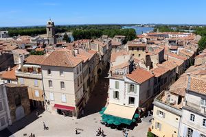 Sur la tour : Un point de vue direction nord
