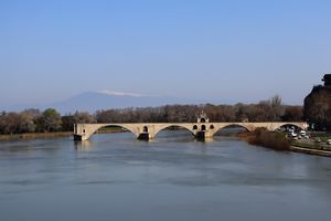 Point de vue sur le Pont Saint-Bénezet