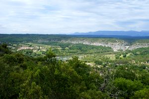 Paysage en direction de Quinson