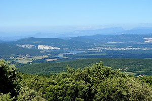 Vallée du Rhône en direction de Donzère