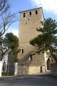 Clocher de la collégiale Saint Martin