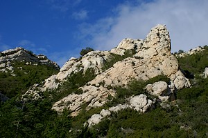 Des rochers