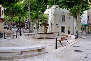 Fontaine au centre-ville
