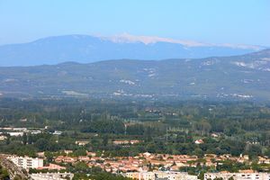 Mont Ventoux à l'horizon