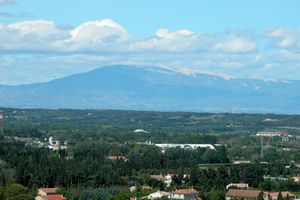 Mont Ventoux à l'horizon