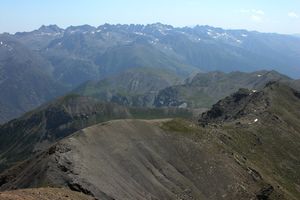 Point de vue en direction des Alpes