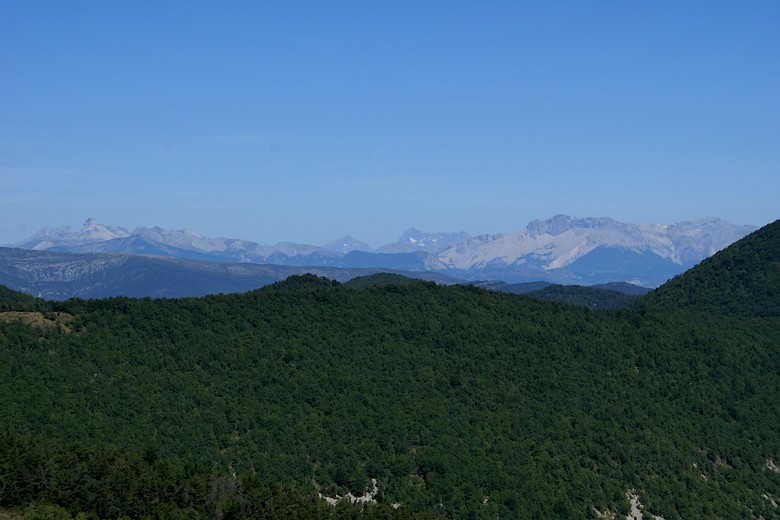 Col de Perty (Drôme) - Zoom sur des massifs alpins