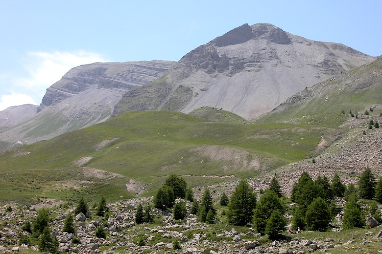 Col de Vars (Hautes-Alpes) - Au pied d'un Massif Alpin