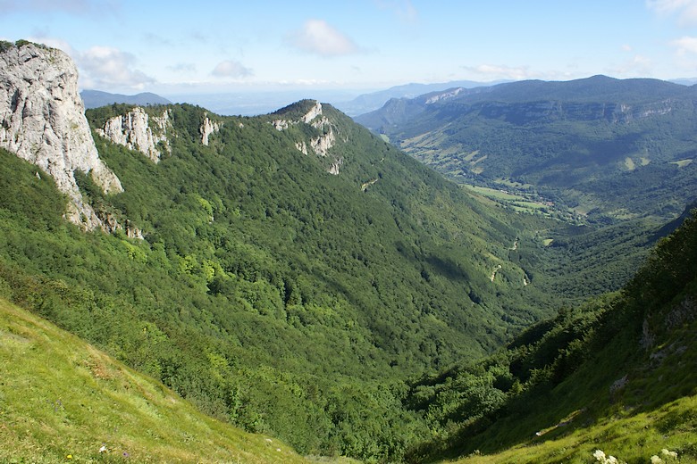 Col de la Bataille (Drôme) - Crête de Comblezine (dans le sud-ouest du Vercors)