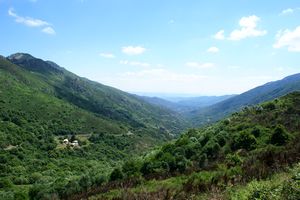 Descente du col en direction de Jaujac
