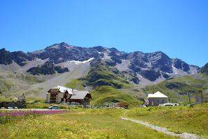 Arrivée au col du Lautaret