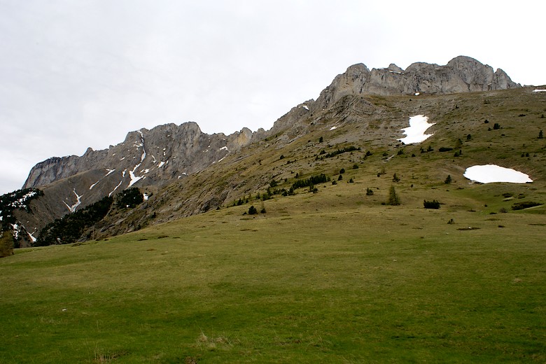 Col du Noyer (Hautes-Alpes) - Au pied du pic Ponson
