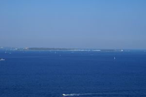 Zoom sur les îles de Lérins