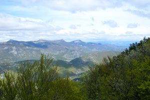 Montagne du Pied du Mullet, Montagne de Mare et Crête de l'Âne à l'horizon