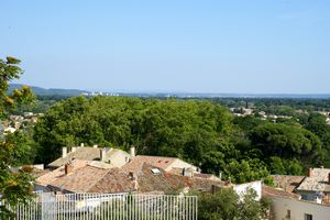 Point de vue en direction de Salon-de-Provence