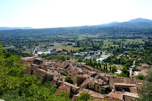 Panorama dans les hauteurs du village