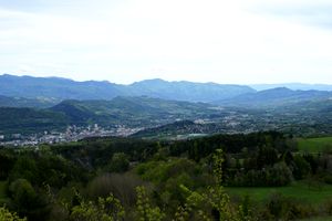 La ville à l'horizon
