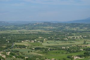 Zoom en direction de Roussillon