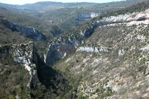 A proximité du belvédères de Castellaras