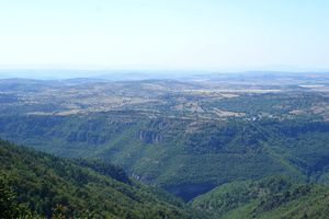 Vue sur le Causse Noir