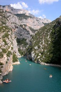 Vers la sortie des gorges