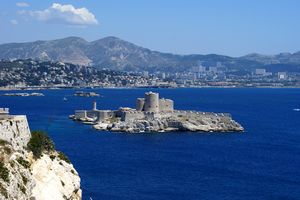 Vue sur le château d'If