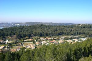 Collines au nord de l'étang de l'Olivier 