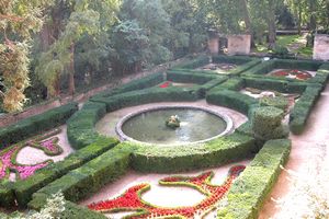 Le jardin au pied Château
