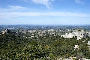 Saint-Rémy-de-Provence à l'horizon