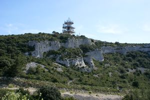 Sur le chemin de l'ascension du sommet