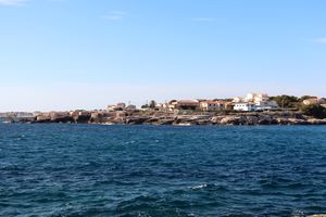 Vue vers le début de la Anse du Verdon