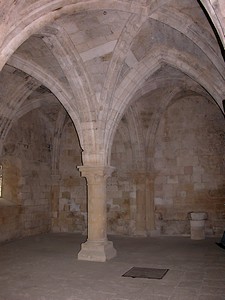 Une des salles de l'abbaye