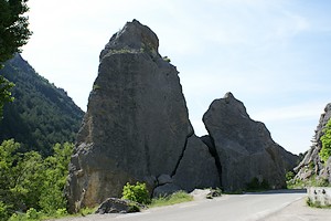 Des rochers