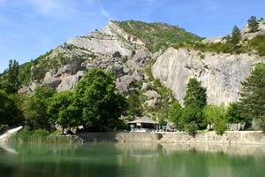 L'éboulement de roche à l'horizon