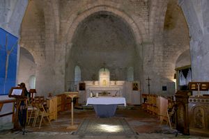 Intérieur de l'abbaye cistercienne