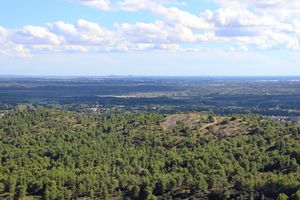 Vue direction Fos-Sur-Mer depuis le plateau de Costapera