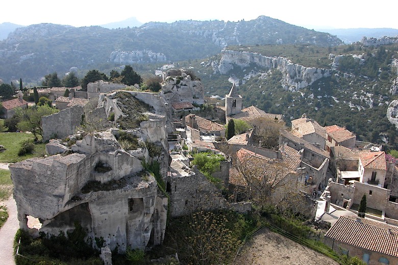 Les Baux-de-Provence (Bouches-du-Rhône) - Point de vue au coeur du village