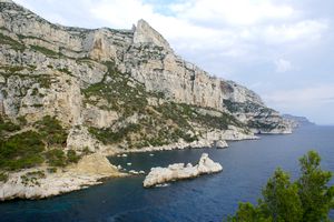 Entrée de la calanque de Sugiton
