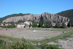 Vue d’ensemble des rochers