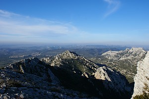 Vue des Alpilles direction ouest